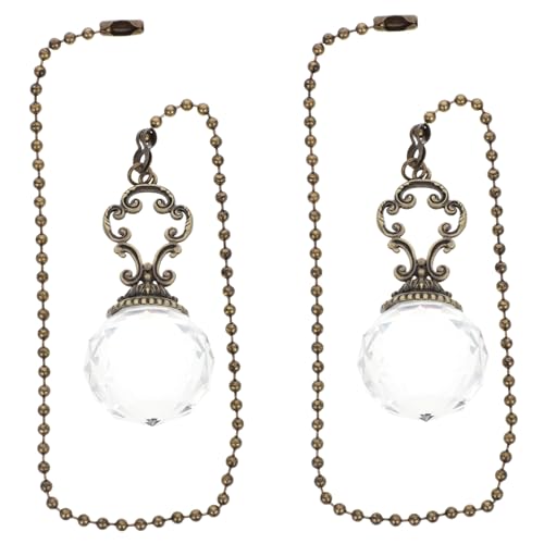 SHINEOFI 2 Pezzi Catena Estensione per Lampade per Lampadari e Ventilatori Design Elegante Antico Facile Installazione e Comfort Al Catena Decorativa Multifunzionale per Progetti da Te