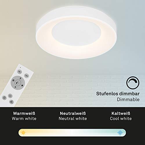 Briloner Leuchten - Plafoniera a LED, lampada da
