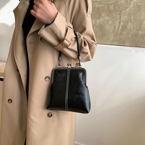 2025 Crossbody Shoulder Bags Top Handle Bucket Handbag for Women Clutch Purse Slouchy Leather Satchel Bags 6