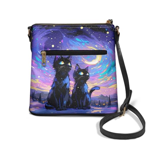 Image of Leather Purses for Women, Leather Hobo Bags for Women Travel Sling Purse Triple Zippered Pockets Shoulder Bag