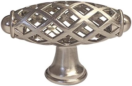 20 Pack Satin Nickel Bird Cage Birdcage Nest 2-1/4" (58mm) Kitchen Cabinet Drawer Pull Knob 749-58