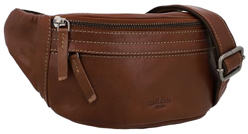 Gusti Sac Banane Cuir Femme & Homme – Sac Banane Cuir Homme & Femme avec Sangle Réglable et Style Vintage (Spencer)