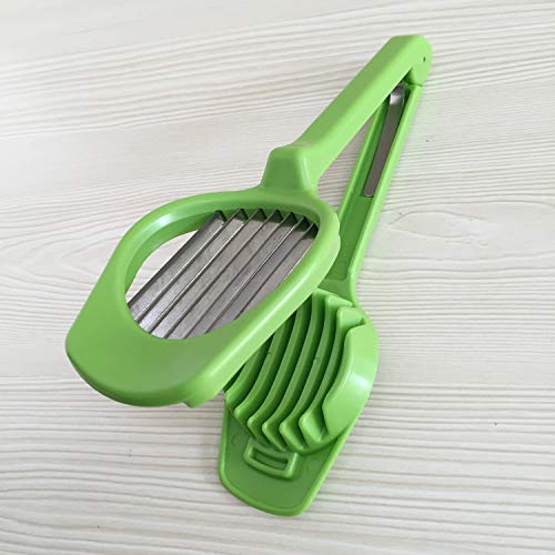 Best Handy Slicer Egg Slicers Slices Eggs Mushroom Strawberry Kiwi Soft Cheese Steel Blades With Handle Kitchen Utensil - Thumbnail 3