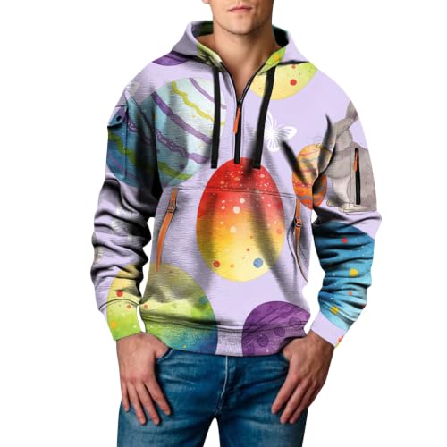 Camiseta de Pascua casual para hombre ideal para entrenar en el gimnasio