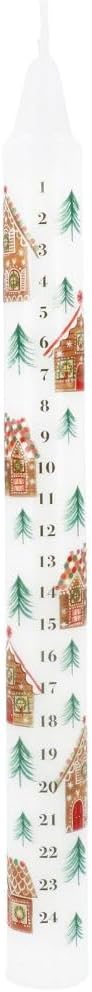 Gisela Graham Christmas Advent Candle Gingerbread House