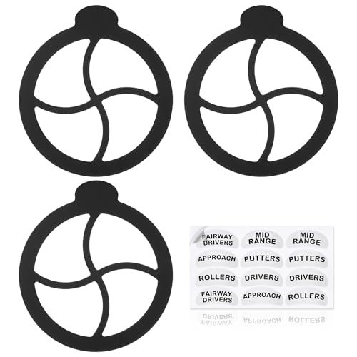 ElectricWise 3PCS Disc Golf Bag Dividers, Disc Golf Rack Divider Inserts, Disk Storage Sort Organized and Easy to Access, Driver, Mid-Range, Putter, Fairway Drivers, Approach,Rollers for Beginners