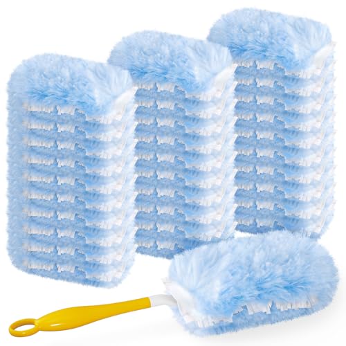 Image of Duster Refill for Swiffer Duster, 30 Count Heavy Duty 2 Side 360 Duster Refills with 1 Handle, 4X Microfibers, Disposable Multi Surface Dusters for Cleaning
