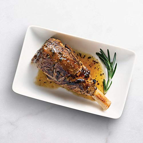 Cuisine Solutions - Fully Cooked Sous Vide - Lamb Shank Rosemary Mint (Two - 10 Ounce Shanks) (2 Servings) - Gourmet Meal Starter