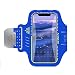 Produktbild DFVmobile - Professional Cover Neoprene Armband Sport Walking Running Fitness Cycling Gym for Motorola Moto One Action XT2013-1 (2019) - Blue