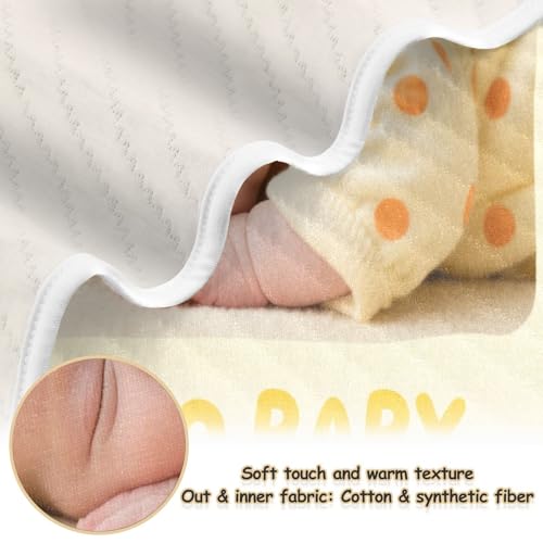 Custom Cute Baby Image Cartoon Yellow Duck Kids Blankets Breathable Customizable Animal Blankets for Girls or Boys 30x40in articulos para Bebes recien nacidos ni?a2