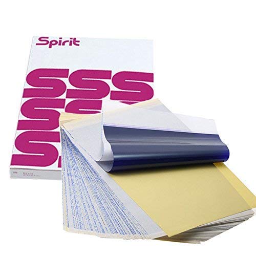 100 Sheets Thermal Tattoo Transfer Paper A4 Size Thermal Stencil Carbon Copier Paper Tattoo Accessories Tattoo Supply
