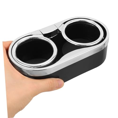 Portavasos doble para carro SHOWERORO plástico negro miniatura 7