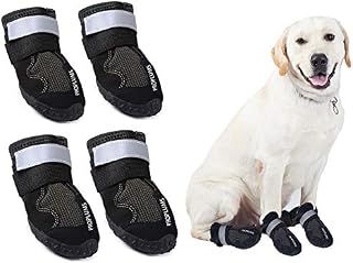 PROPLUMS Waterproof Dog Boots, Dog Hiking Shoes Protect The Paws from Injury, Suit