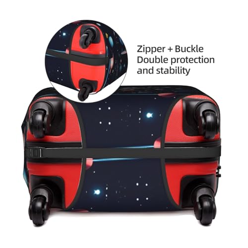 Star Constellation Map Tsa Approved Luggage Cover For 18-32 Inch Suitcases Scratch-Resistant Stretch Luggage Cover4