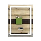 Photo Gallery meihe® specchio da bagno con specchio luminoso da parete, specchio da bagno, specchio luminoso intelligente con altoparlante bluetooth (80 x 60 cm) Photo Gallery meihe® specchio da bagno con specchio luminoso da parete, specchio da bagno, specchio luminoso intelligente con altoparlante bluetooth (80 x 60 cm)