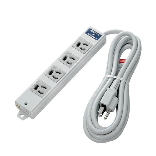 【タップミントページ】 Amazon.co.jp: エルパ (ELPA) 事務所向けタップ 雷ガード 延長コード