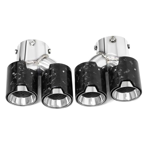 Embout d'échappement quadruple en inox 304 carbone pour métamorphoser le style arrière de votre BMW