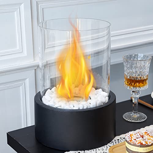 JSMY Extra Groß Bioethanol Tischkamin Outdoor 29 cm hoch Tragbarer...