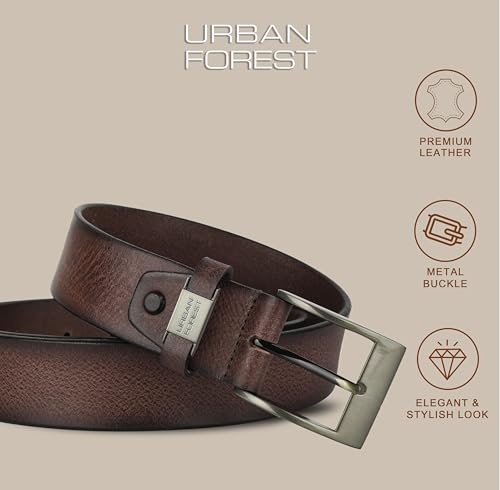 Image of URBAN FOREST Axel Leather Belt for Men