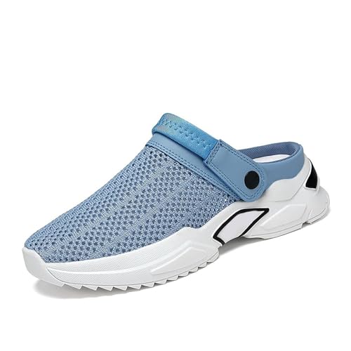 Jerrycherries Orthopedic Shoes, Men’s Orthopedic Hollow-Out Sandals, Mesh Shoes Sandals Mens(Color:Blue,Size:45)