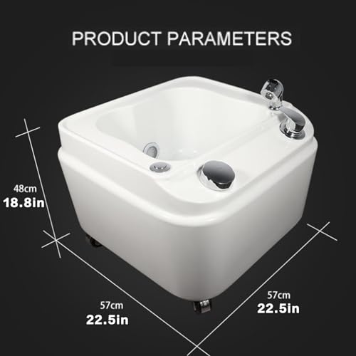 Spa de pies con luz y masaje sin bomba de agua miniatura 2