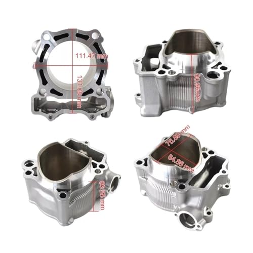 Cilindros de 300cc y 80mm con acabado de alta resistencia 3