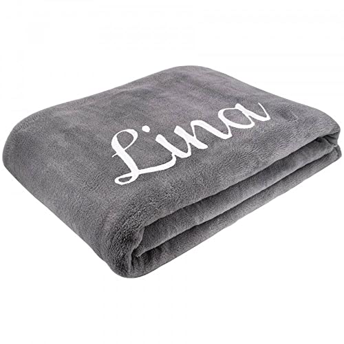 Personalisierte Decke Mit Eigenem Foto & Text - Weiche Fleecedecke Als Besonderes Geschenk