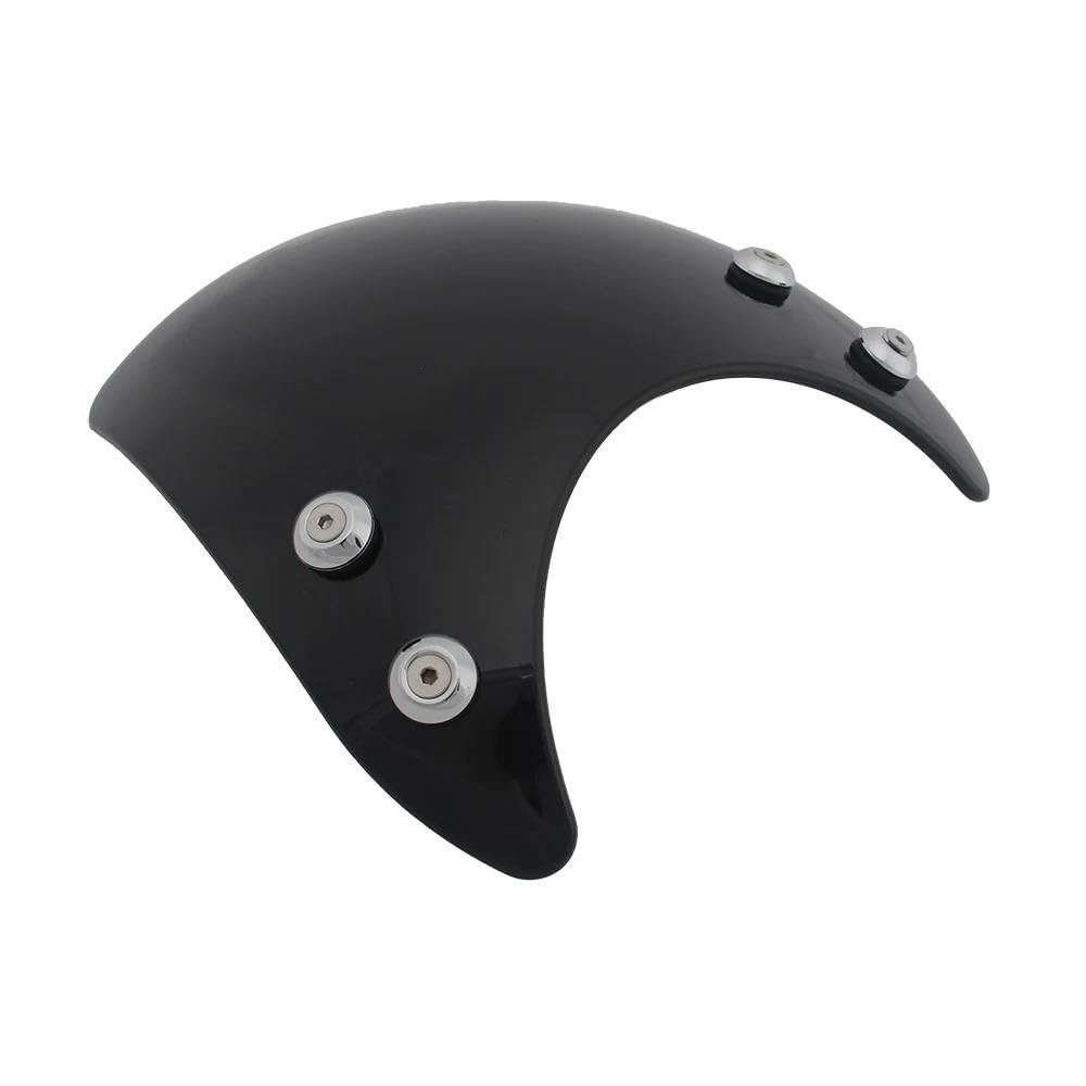 Parabrisas De Motocicleta Deflectores De Viento Reemplazo De Parabrisas para Harley 883 XL883 XL1200 2004-2019(Black)