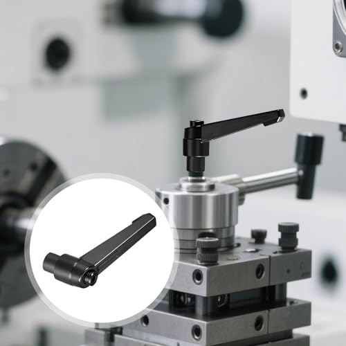 Miniatura 4 de Nevoluxer Juego De 2 Manijas De Palanca Ajustable M8 Con Trinquete - Palancas De Sujeción De Precisión Para Máquinas Industriales Robustas Y Duraderas