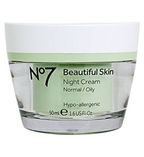 Boots No7 Beautiful Skin Night Cream - Normal / Oily 1.6 oz.