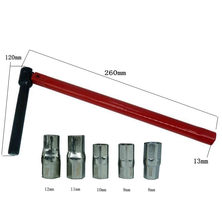 GDLPZM Socket wrench, faucet wrench set, 8-13mm plumber manual tool, suitable for installing faucets in bathrooms