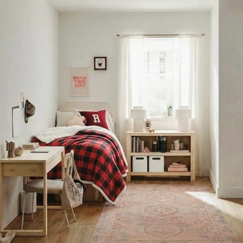 Image of Eddie Bauer - Sherpa Throw Blanket for Couch 50x60 - Ultra Soft Reversible Fleece & Plush Sherpa Blanket, Warm Cozy Plaid Throw Blanket for Sofa, Bed, Living Room, Cabin Decor