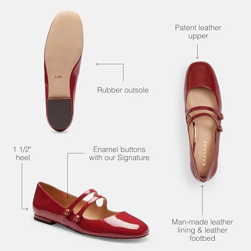 COACH Women's Winley Mary Jane Flat3