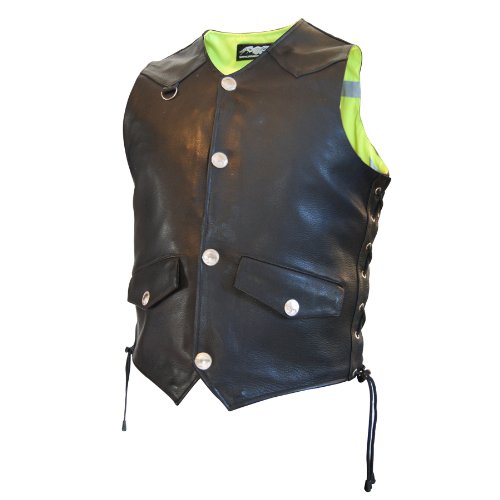 Missing Link Men's G2 D.o.c. Reversible Safety Vest (Black/Hiviz Green, Small) #TOP3