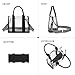 Clear Tote Bag for Women Clear Bag for Stadium Events Plastic Purse Shoulder Handbag for Sport, Concert, Work