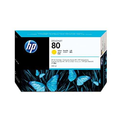 HP 80 Cartouche Jaune - vue 2
