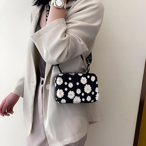 Image of Sling Box Bag with Detachable Shoulder Strap | Suitcase Style Hard Case Cross Body Sling Bag for Girls, Women,BOYS