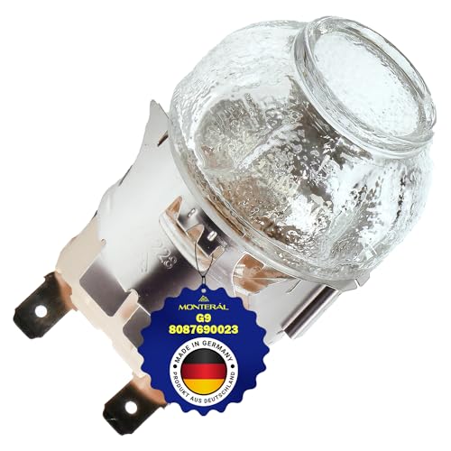 Bombilla G9 para Horno 230V 40W con Código Original 8087690023 808769002/3 para Electrolux para Zanussi para Aeg - FABRICADO EN ALEMANIA - MONTERAL