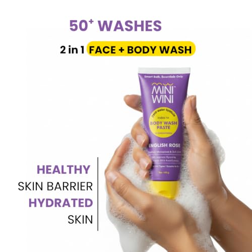 Image of Travel Size Body Wash Paste & Face Cleanser | Provitamin B5 | 3X Concentrated | TSA Friendly | Safe for Sensitive Skin | Sulfate Free | Vegan | 100g | Up to 50 Showers100g (3.2 fl oz)
