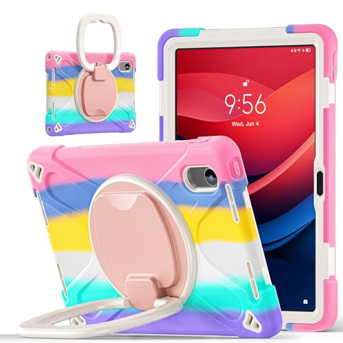 Coque Lenovo Tab M11 rose avec sangle pour un transport facile en voyage et travail