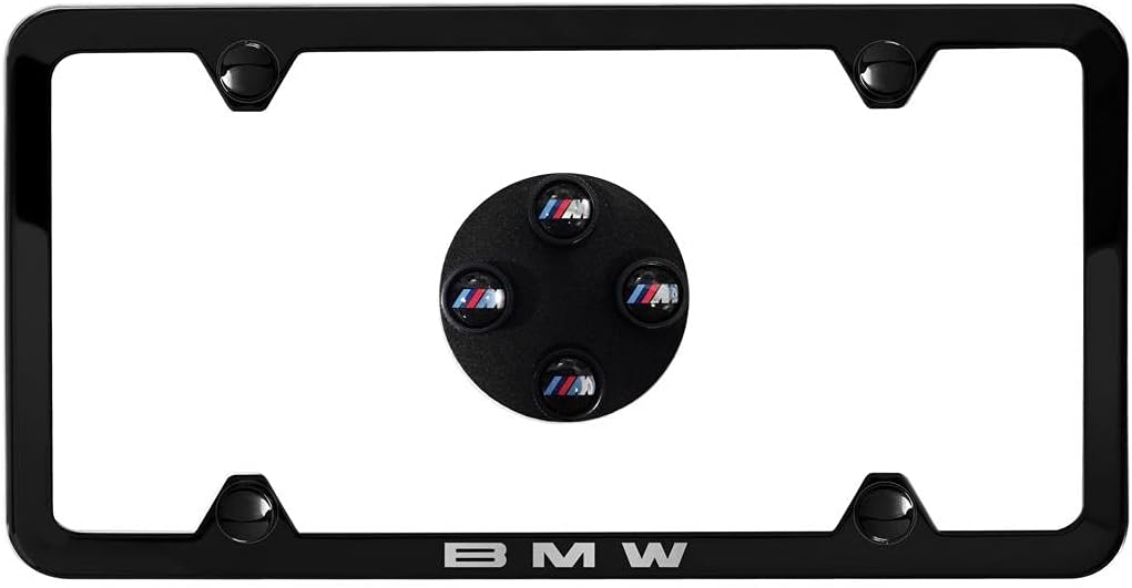 BMW 82-12-2-456-418 Black Slim line with M Caps