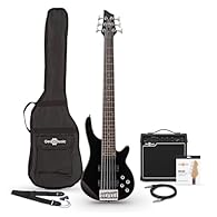 15W Amp Pack With 6-String Bass Guitar Includes amp, cable, bag, strap and spare strings Ideal for learning and performing a wide variety of styles Versatile tones with single-coil and split-coil pickups Play in comfort, using the lightweight ergonom...
