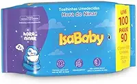 Isababy – Toalha Umedecida Hora de Ninar 90 Unidades L100 | Fórmula Suave 99% Água, Essência Relax e Hipoalergênica