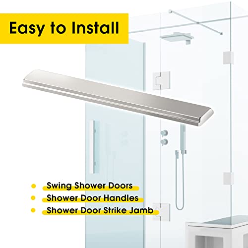 Shower Door Magnet Replacement Glass Shower Door Seal Strip For Gordon - 2-1/2 In Long - Replacement Magnet For Swing Shower Doors #TOP5
