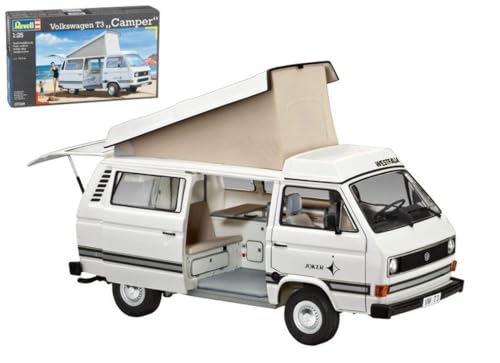 Modellino Revell RV07344 VW Camper Westfalia, cadeau idéal pour passionné