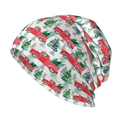 Christmas Red Truck and Pine Trees 10