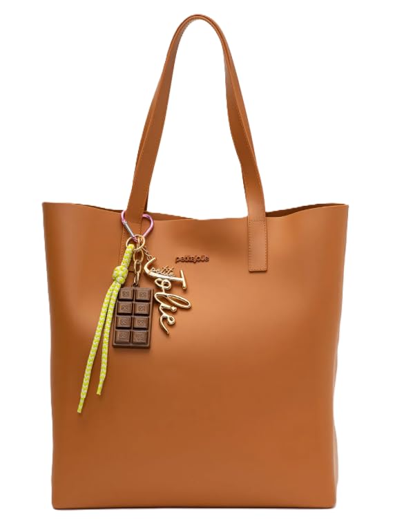 Bolsa Shopper Petite jolie Amalfi Nude Escuro PJ11321 Ombro - Nova
