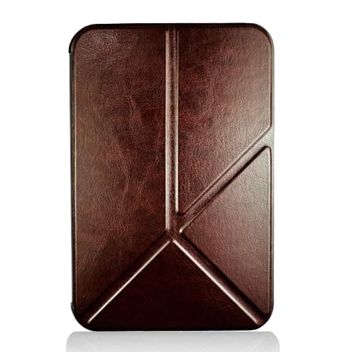 DBYRPF Case for Kindle Keyboard (3rd Generation),Light Weight Slim Shockproof Kickstand Foldable PU Leather Cover Case for Amazon Kindle Keyboard (Kindle 3/D00901) 6" Display (Brown)