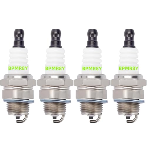 4 Pcs BPM8Y Spark Plug Compatible with NGK BPM8Y BPMR8Y for Echo SRM 225 SRM210 SRM230 Champion RCJ8Y Replaces 2218 5574 2057 285982 15901019830
