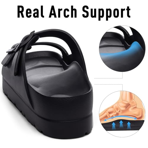39% Off shevalues Women’s Arch Support Platform Sandals - Image 5